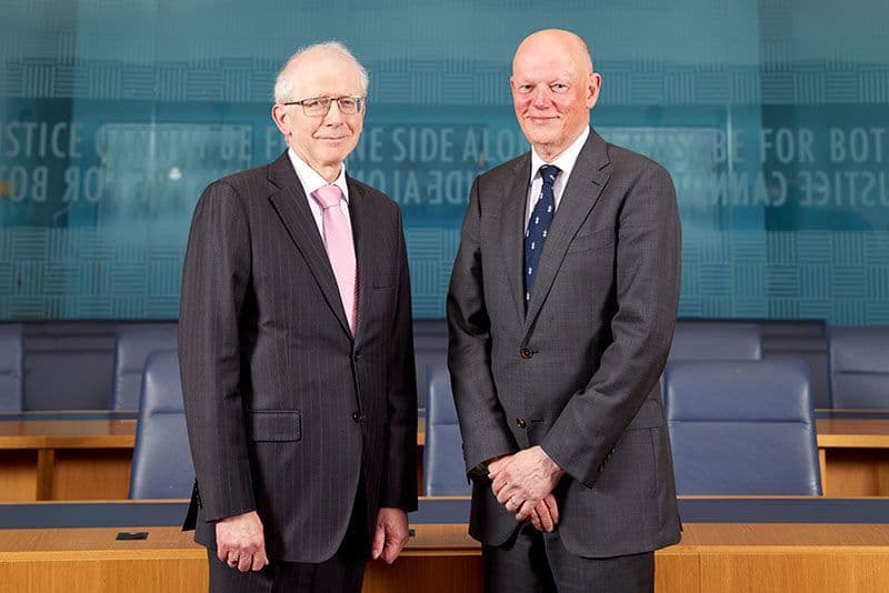 President of The Supreme Court of the United Kingdom, The Rt Hon The Lord Reed of Allermuir &amp; Chief Justice of Ireland, The Hon Mr Justice Donal O'Donnell, Monday 20 June 2022 © Kevin Leighton, UK Supreme Court